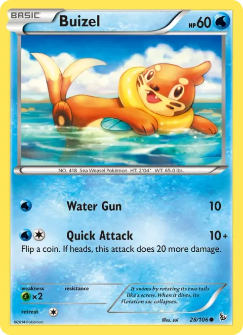 Buizel [Water Gun | Quick Attack]