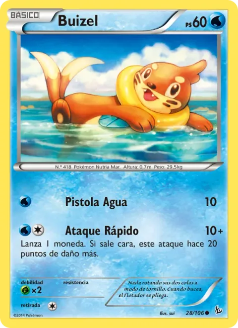 Buizel [Water Gun | Quick Attack]