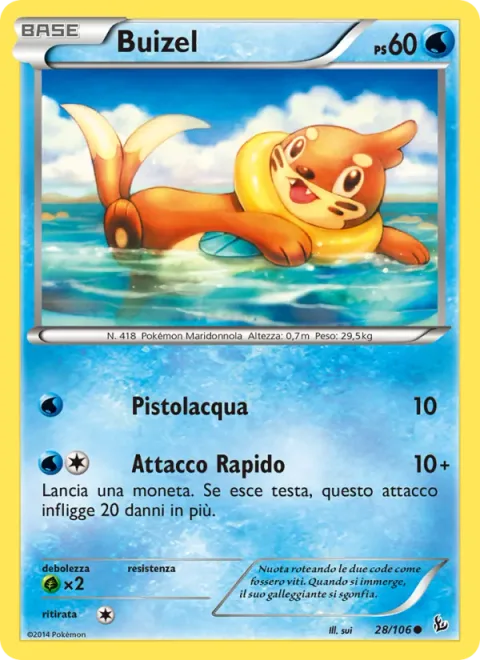 Buizel [Water Gun | Quick Attack]