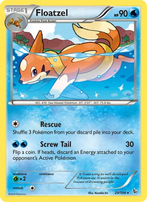 Floatzel [Rescue | Screw Tail]