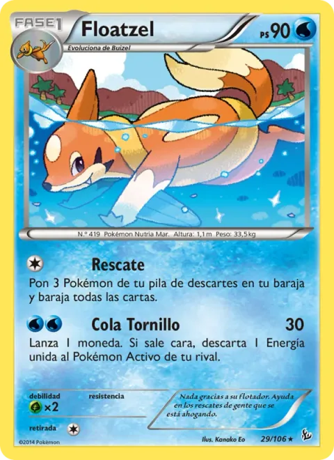 Floatzel [Rescue | Screw Tail]