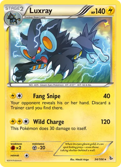 Luxray [Fang Snipe | Wild Charge]