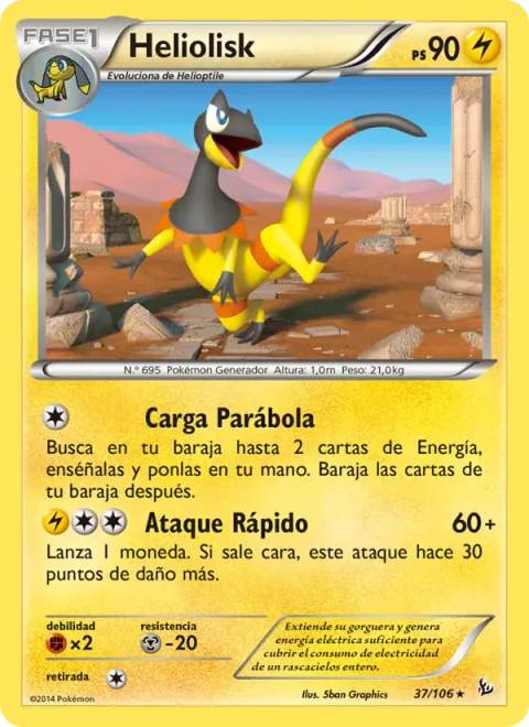 Heliolisk [Parabolic Charge | Quick Attack]