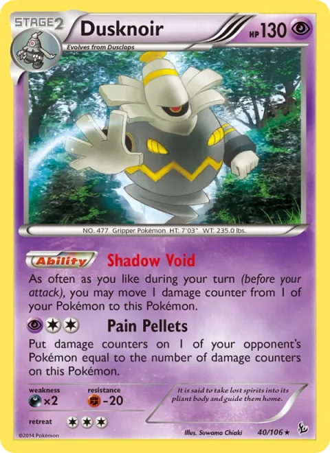 Dusknoir [Shadow Void | Pain Pellets]
