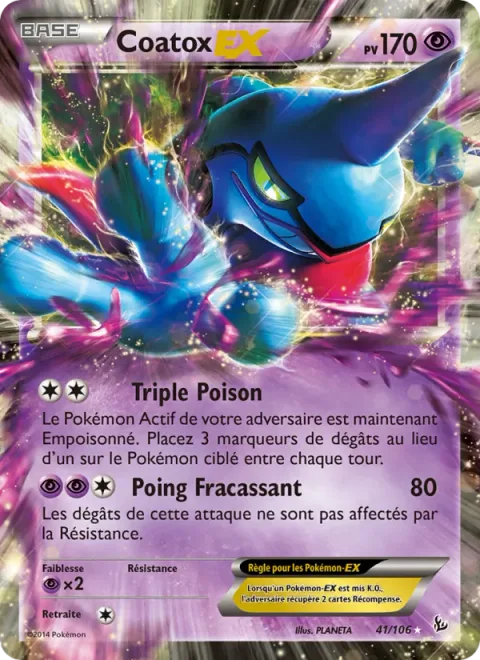 Toxicroak EX [Triple Poison | Smash Uppercut]