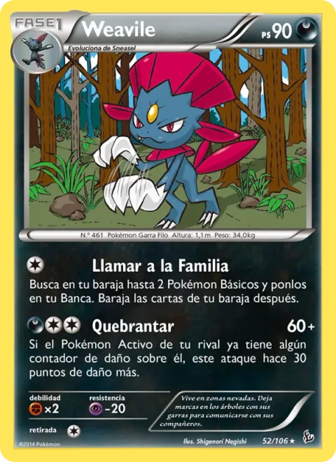Weavile [Call for Family | Claw Rend]