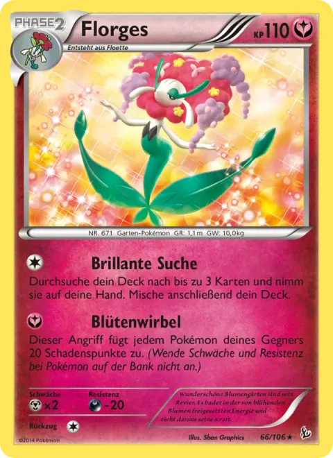 Florges [Brilliant Search | Petal Blizzard]