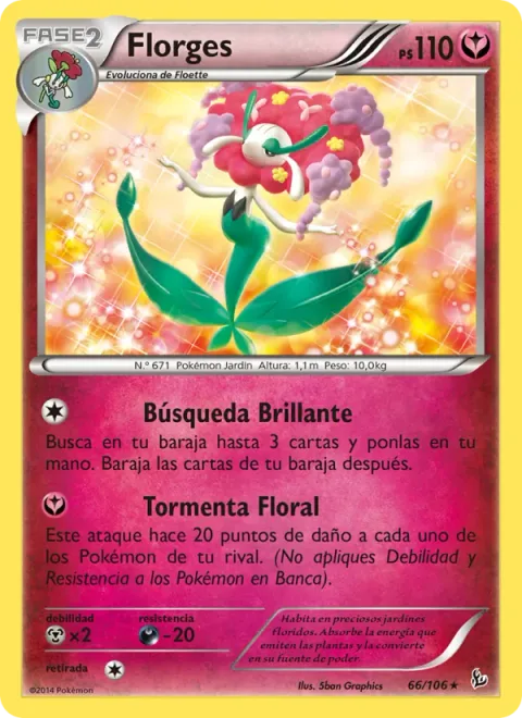 Florges [Brilliant Search | Petal Blizzard]