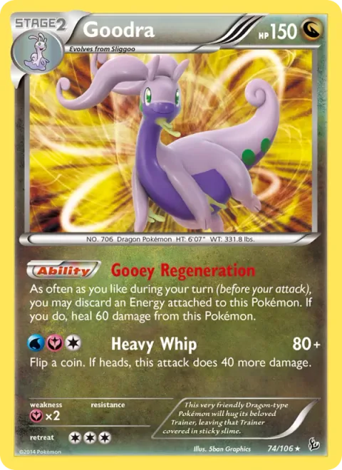 Goodra [Gooey Regeneration | Heavy Whip]