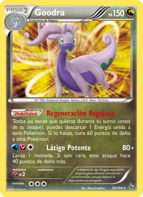 Goodra [Gooey Regeneration | Heavy Whip]