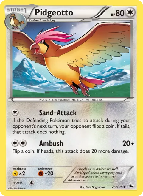 Pidgeotto [Sand-Attack | Ambush]