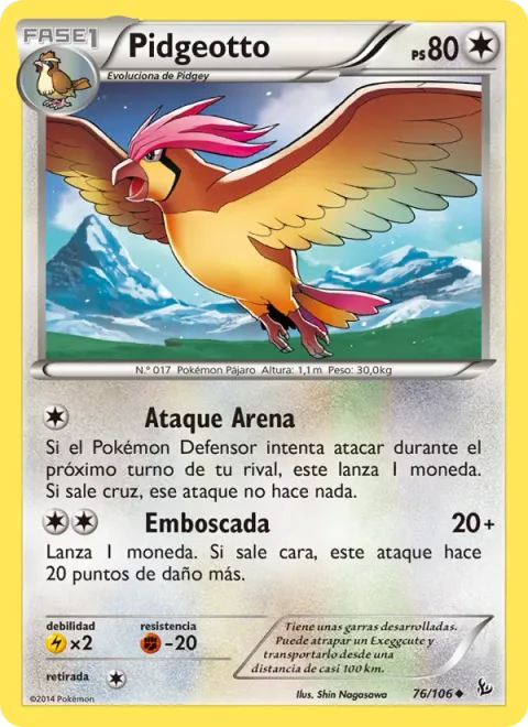 Pidgeotto [Sand-Attack | Ambush]
