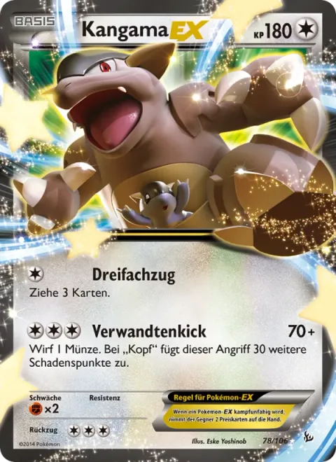 Kangaskhan EX [Triple Draw | Kindred Kick]