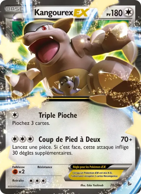 Kangaskhan EX [Triple Draw | Kindred Kick]