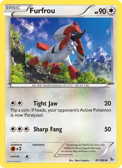 Furfrou [Tight Jaw | Sharp Fang]