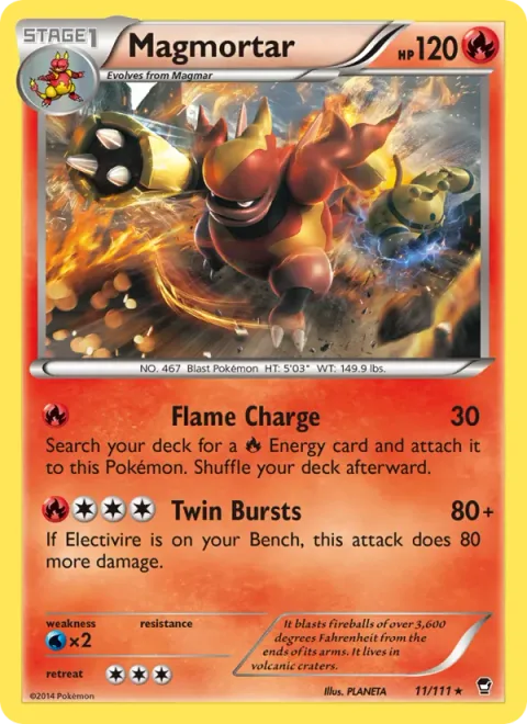 Magmortar [Flame Charge | Twin Bursts]