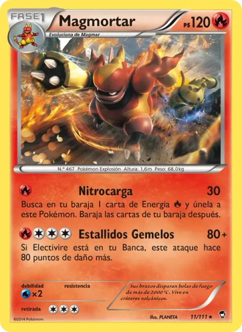 Magmortar [Flame Charge | Twin Bursts]