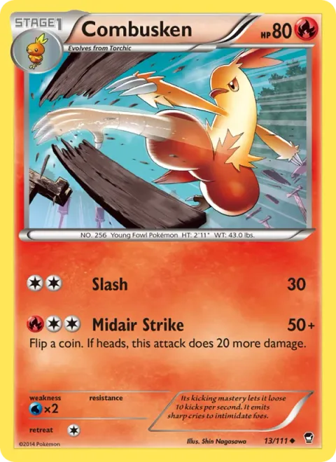Combusken [Slash | Midair Strike]