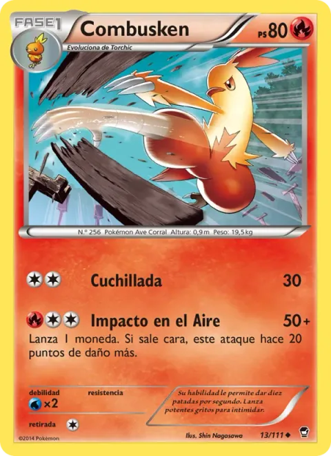 Combusken [Slash | Midair Strike]