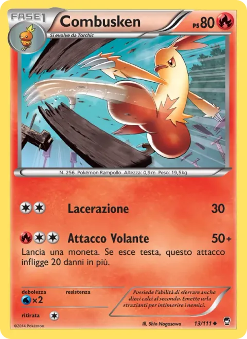 Combusken [Slash | Midair Strike]
