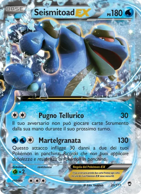 Seismitoad EX [Quaking Punch | Grenade Hammer]