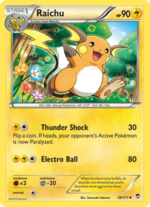 Raichu [Thunder Shock | Electro Ball]