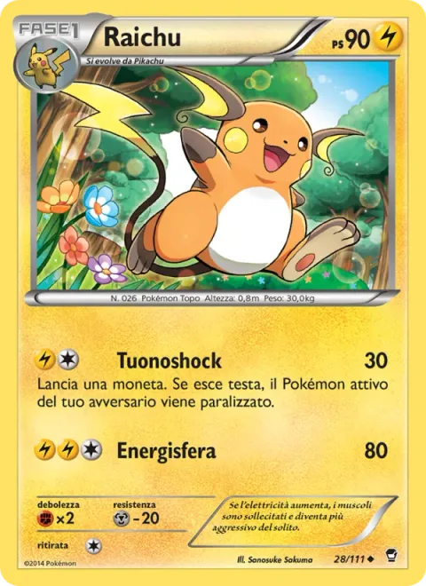 Raichu [Thunder Shock | Electro Ball]