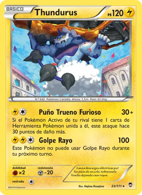 Thundurus [Raging Thunder Punch | Lightning Slam]
