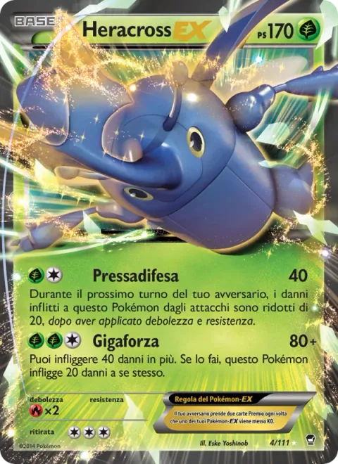 Heracross EX [Guard Press | Giga Power]