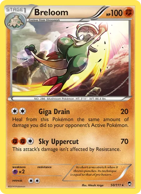 Breloom [Giga Drain | Sky Uppercut]