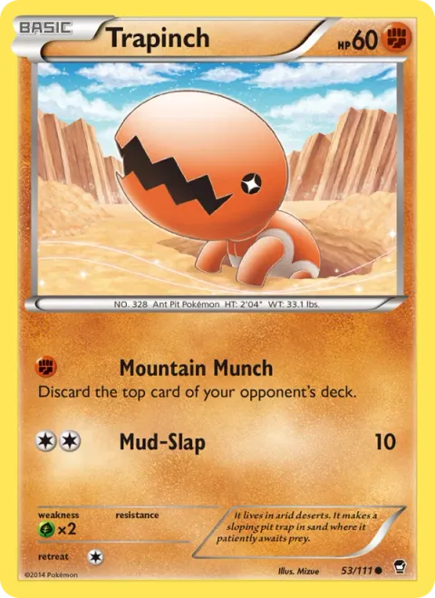Trapinch [Mountain Munch | Mud-Slap]