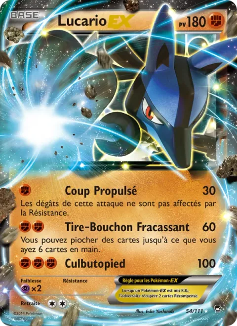 Lucario EX [Missile Jab | Corkscrew Smash | Somersault Kick]