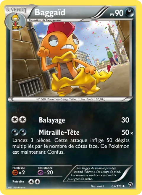Scrafty [Low Kick | Machine Gun Headbutt]