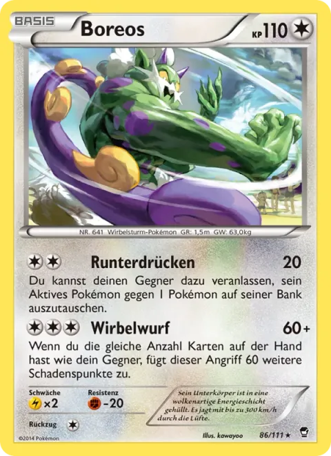 Tornadus [Push Down | Twister Throw]