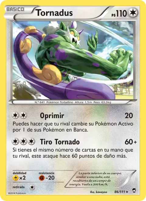 Tornadus [Push Down | Twister Throw]