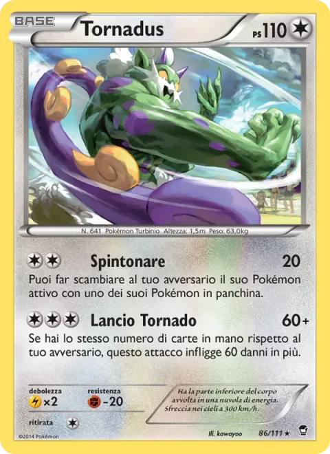 Tornadus [Push Down | Twister Throw]