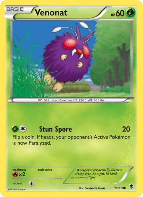 Venonat [Stun Spore]