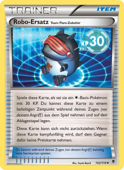Robo Substitute Team Flare Gear