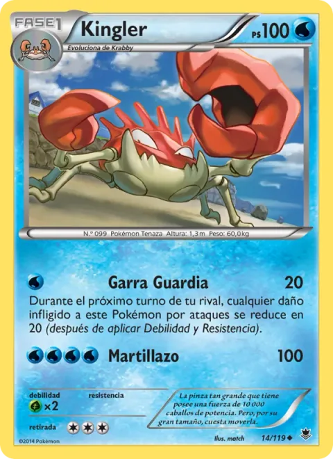 Kingler [Guard Claw | Crabhammer]