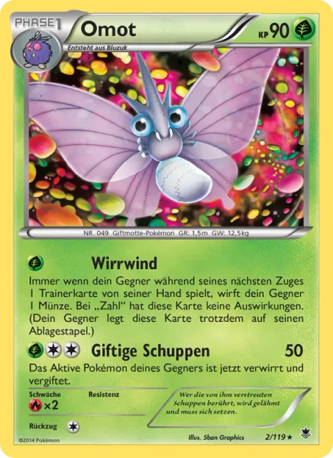 Venomoth [Dizzying Wind | Noxious Scales]