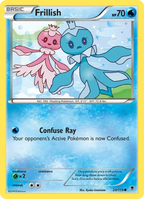 Frillish [Confuse Ray]