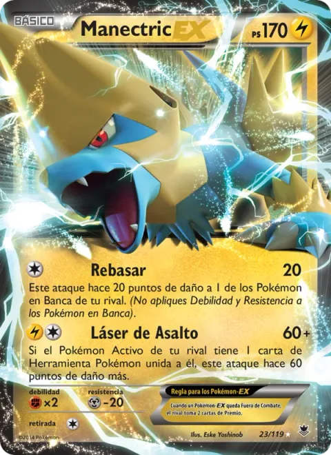 Manectric EX [Overrun | Assault Laser]