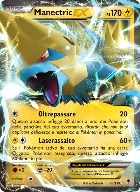 Manectric EX [Overrun | Assault Laser]