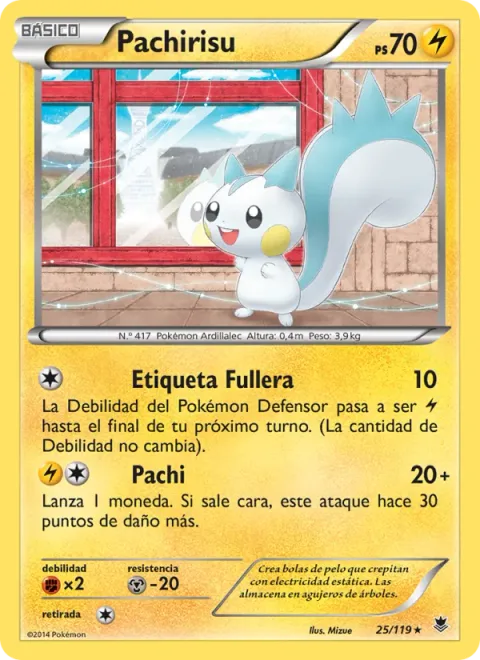 Pachirisu [Trick Sticker | Pachi]