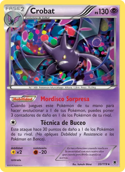 Crobat [Surprise Bite | Skill Dive]
