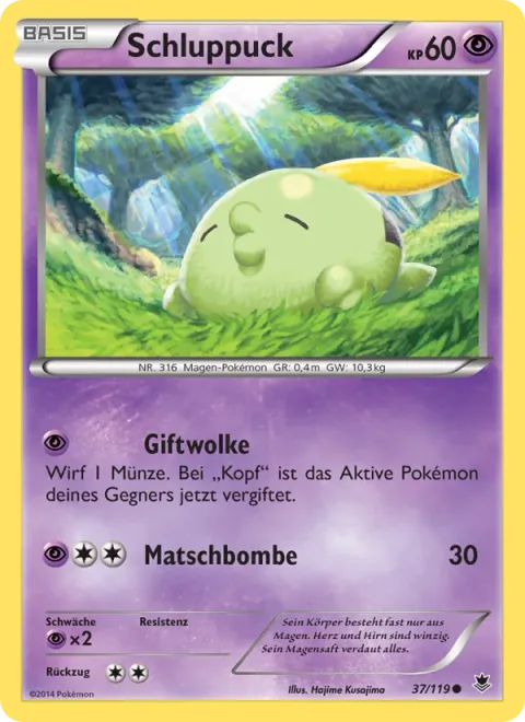 Gulpin [Poison Gas | Sludge Bomb]