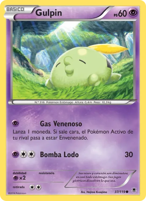 Gulpin [Poison Gas | Sludge Bomb]