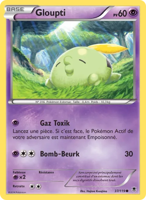 Gulpin [Poison Gas | Sludge Bomb]