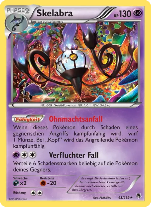 Chandelure [Fainting Spell | Cursed Drop]