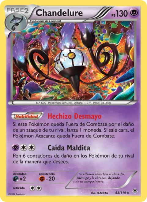 Chandelure [Fainting Spell | Cursed Drop]